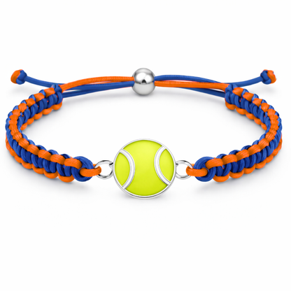 Tennis Ball Multi Colored Rope Bracelet - Pick Colors