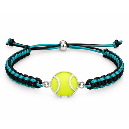 Tennis Ball Multi Colored Rope Bracelet - Pick Colors