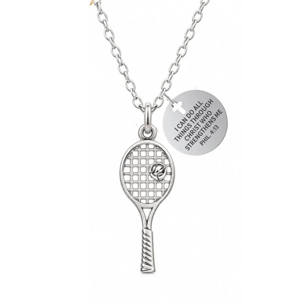 Inspirational Tennis Necklace