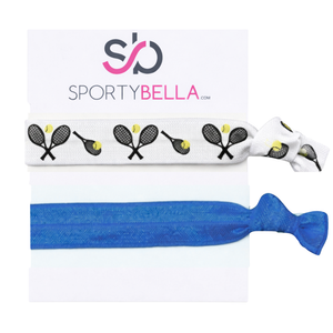 Tennis Hair Ties -2pc Set- Pick Color