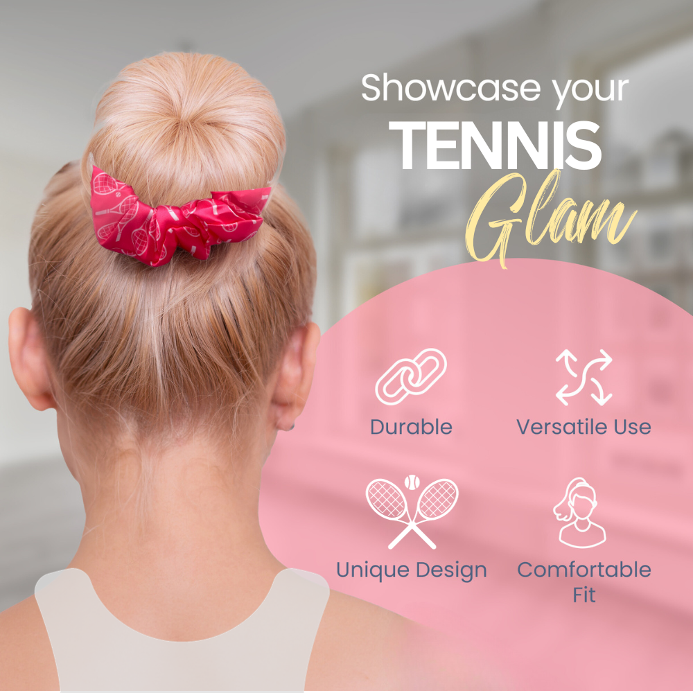 Tennis Scrunchie 3pc Set