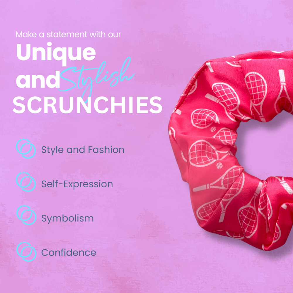 Tennis Scrunchie 3pc Set