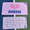 Tennis Over Served Double-Sided Microfiber Towel