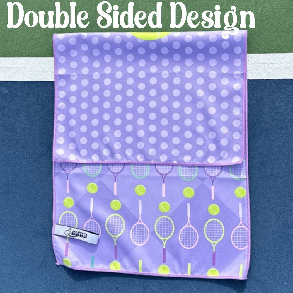 Eat Sleep Tennis Double-Sided Microfiber Towel