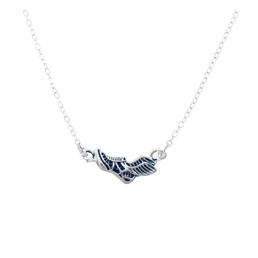 Track and Field Sneaker Connector Necklace