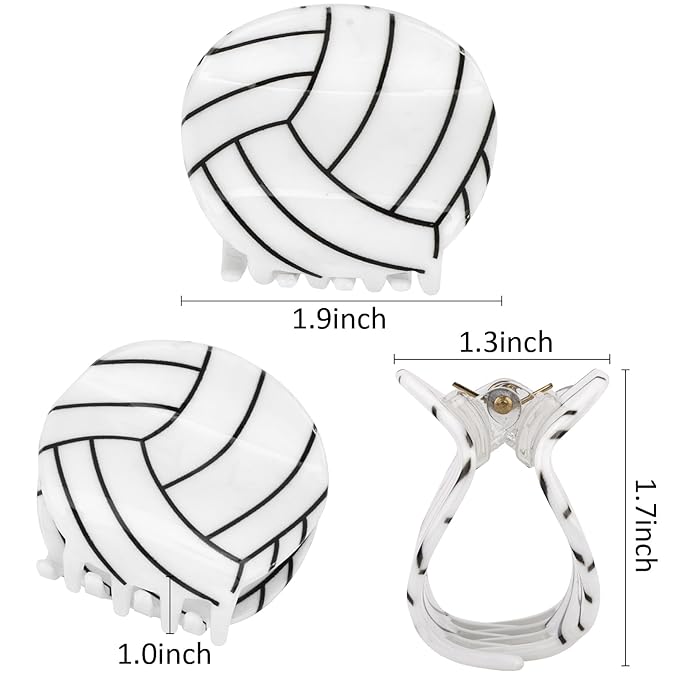 Volleyball Ball Hair Clip