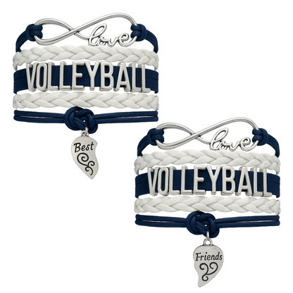 Volleyball Friendship Bracelets Set - Pick Your Team Colors