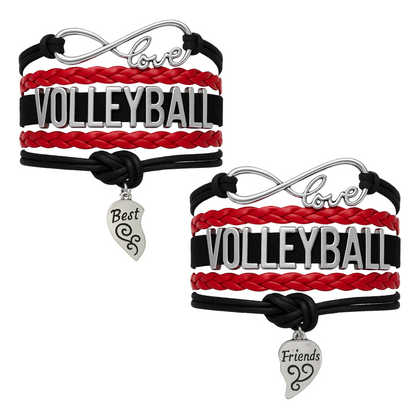 Volleyball Friendship Bracelets Set - Pick Your Team Colors