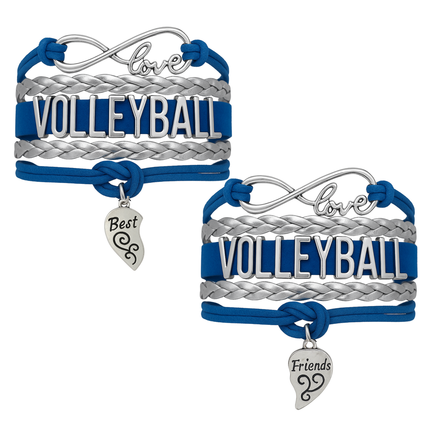 Volleyball Friendship Bracelets Set - Pick Your Team Colors