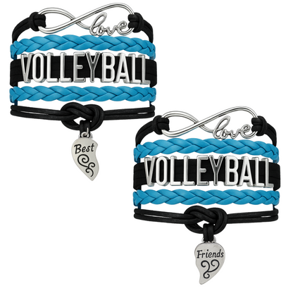 Volleyball Friendship Bracelets Set - Pick Your Team Colors