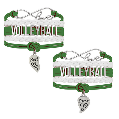 Volleyball Friendship Bracelets Set - Pick Your Team Colors