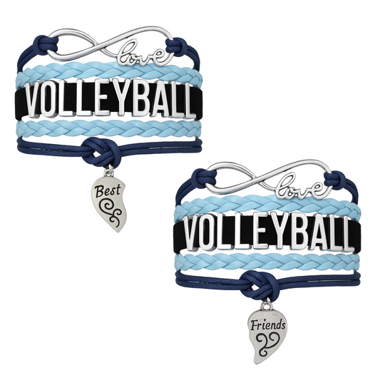 Volleyball Friendship Bracelets Set - Pick Your Team Colors
