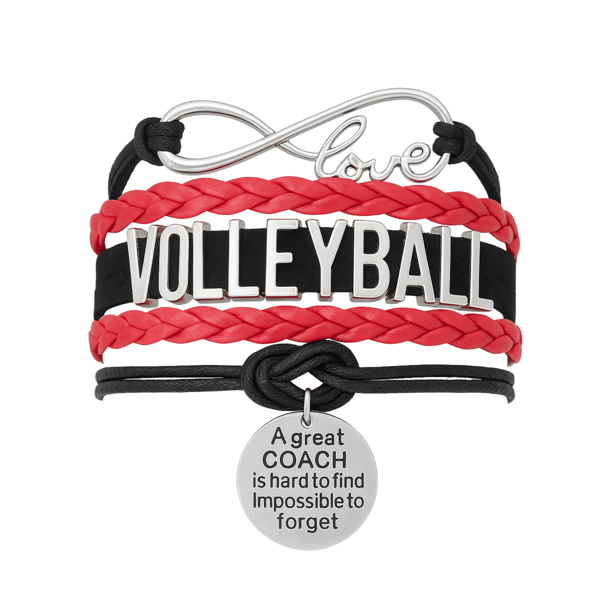 Volleyball Great Coach is Hard to Find  Bracelet - Pick Your Team Colors