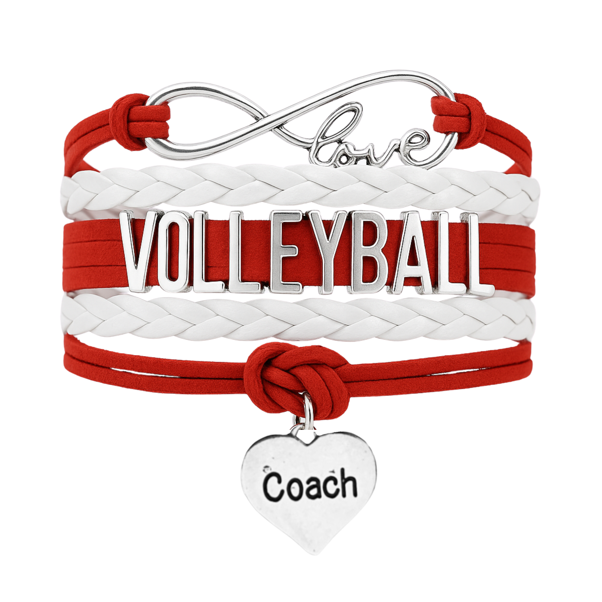 Volleyball Coach Bracelet - Pick Your Team Colors