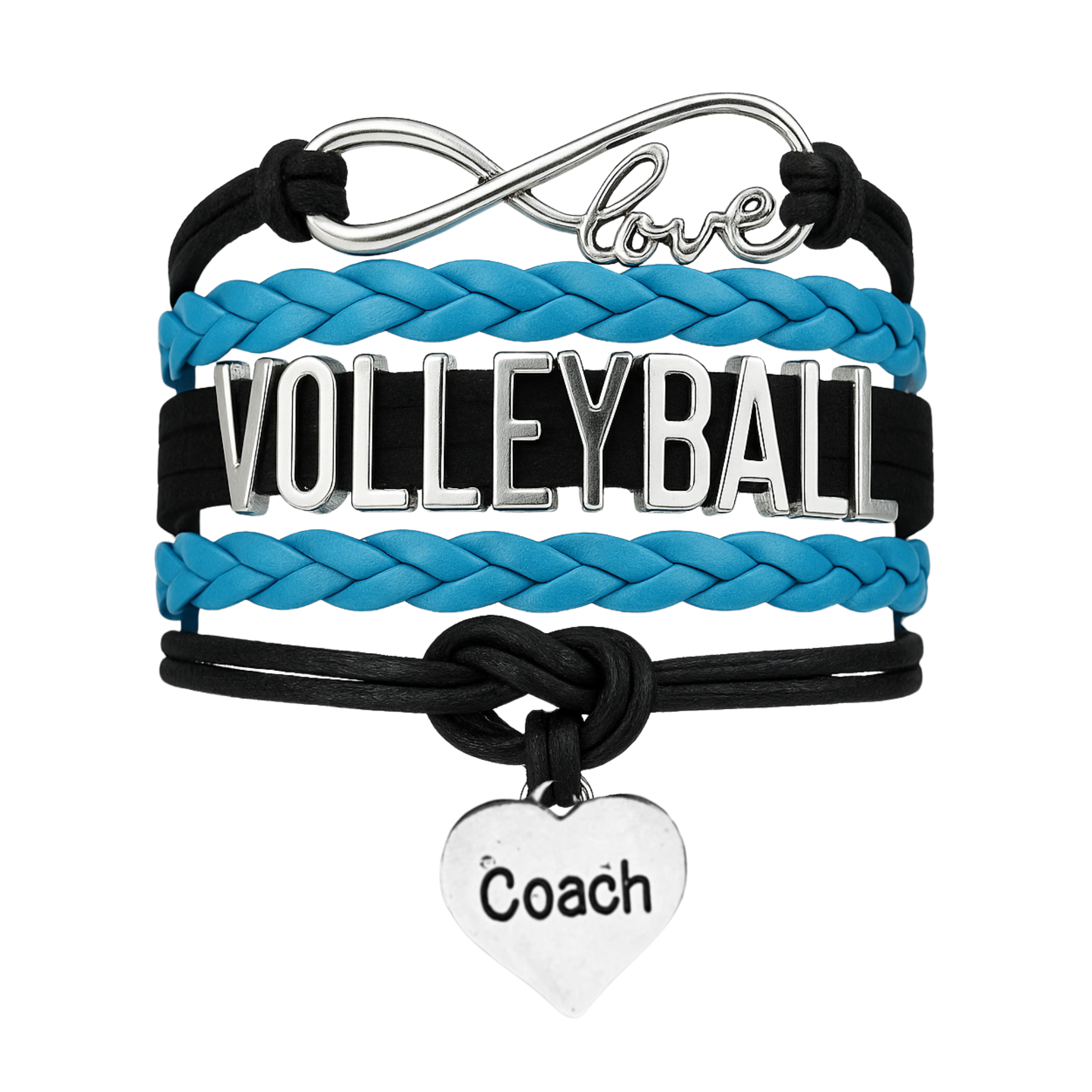 Volleyball Coach Bracelet - Pick Your Team Colors