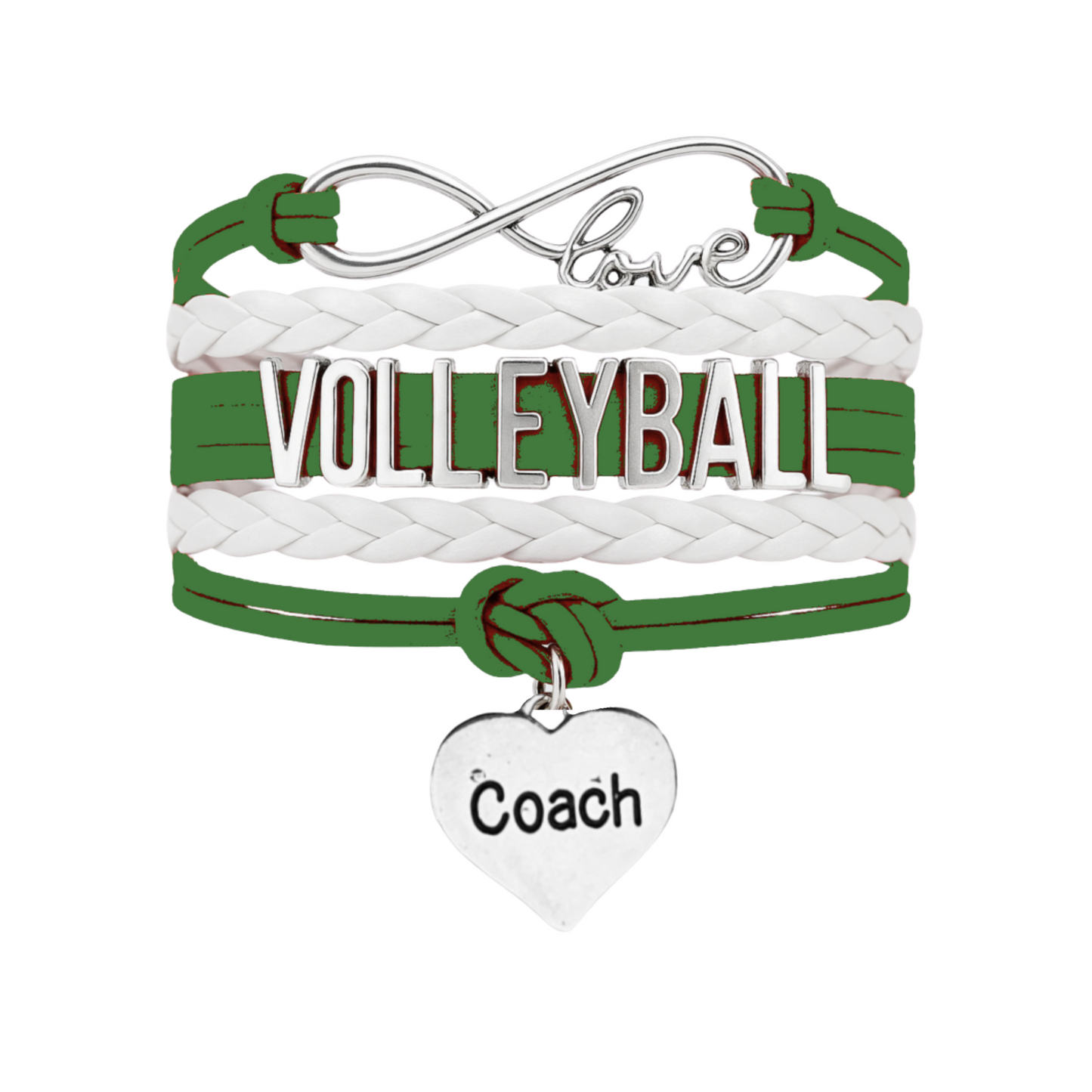 Volleyball Coach Bracelet - Pick Your Team Colors