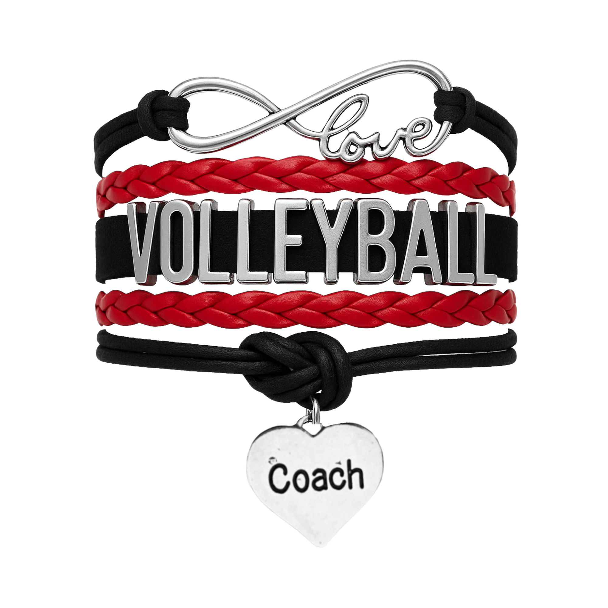 Volleyball Coach Bracelet - Pick Your Team Colors