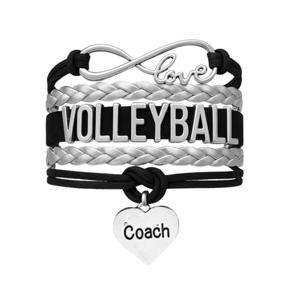 Volleyball Coach Bracelet - Pick Your Team Colors