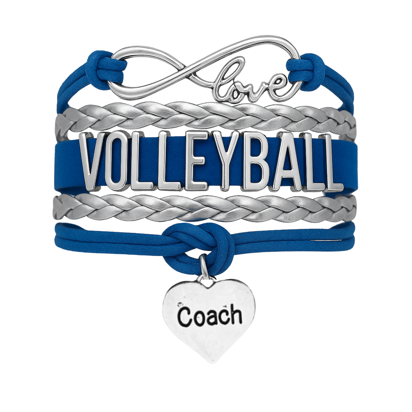 Volleyball Coach Bracelet - Pick Your Team Colors