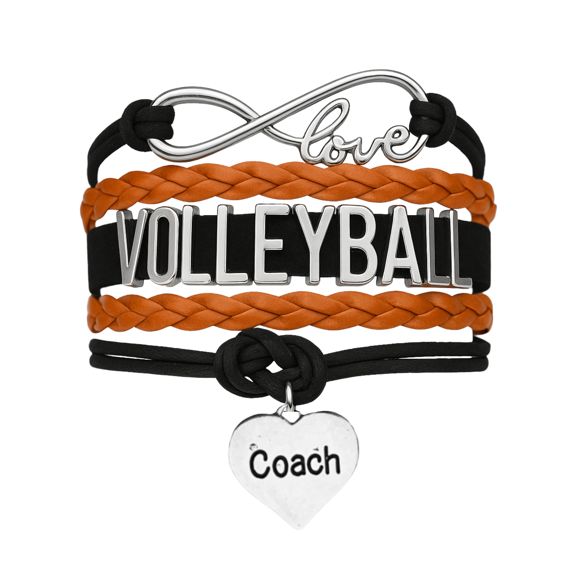 Volleyball Coach Bracelet - Pick Your Team Colors