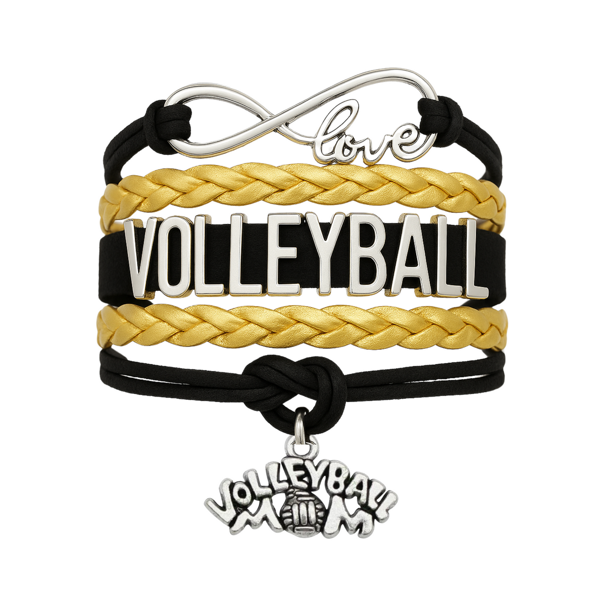 Volleyball Mom Infinity Bracelet - Pick Colors
