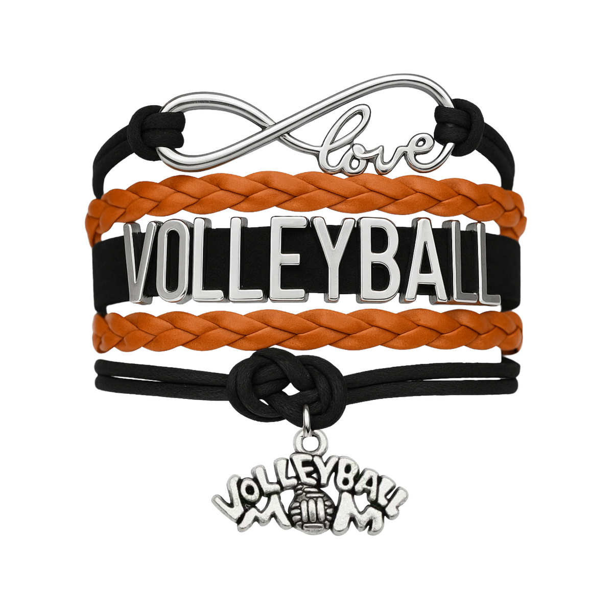 Volleyball Mom Infinity Bracelet - Pick Colors