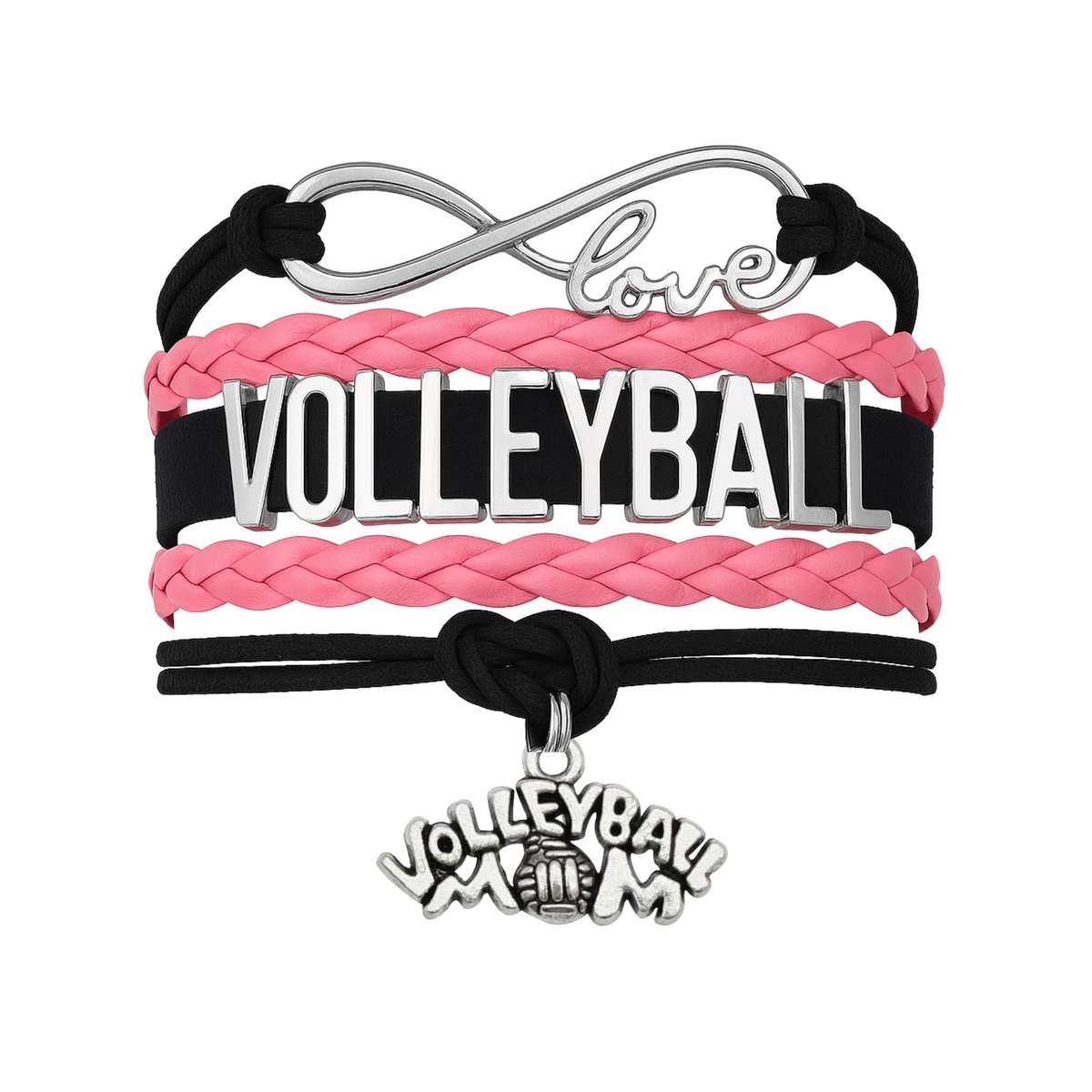 Volleyball Mom Infinity Bracelet - Pick Colors