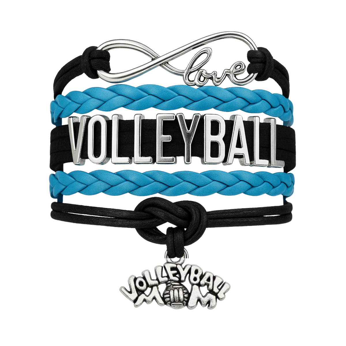 Volleyball Mom Infinity Bracelet - Pick Colors