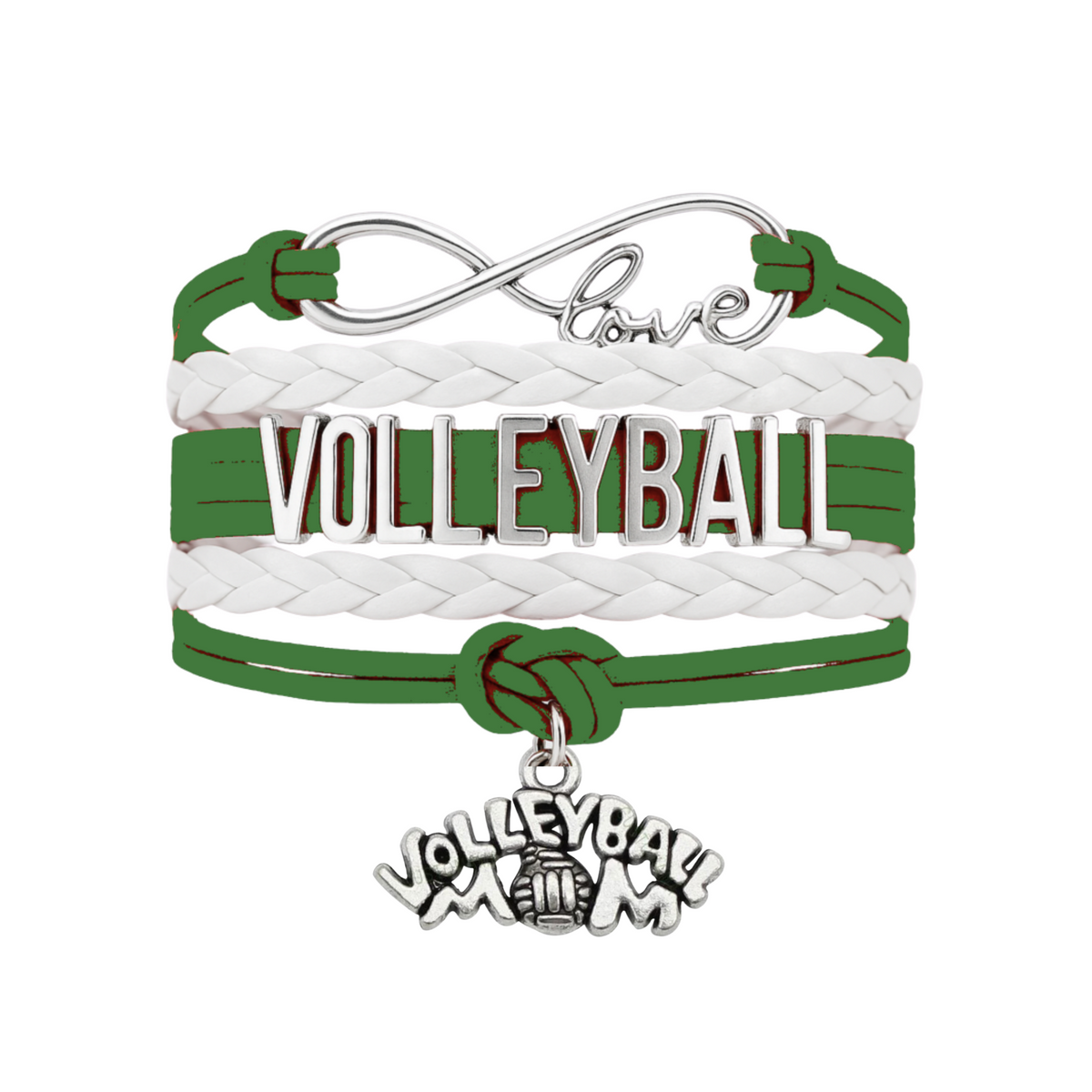 Volleyball Mom Infinity Bracelet - Pick Colors