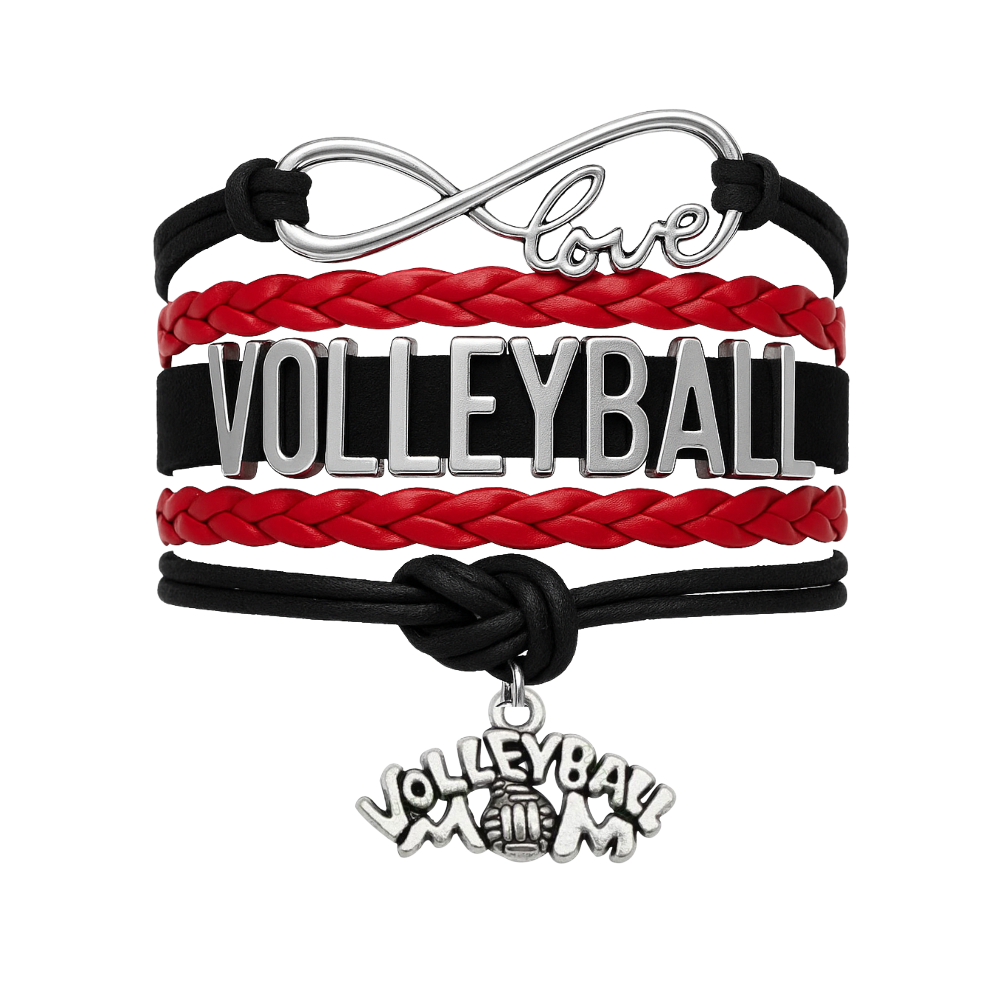 Volleyball Mom Infinity Bracelet - Pick Colors