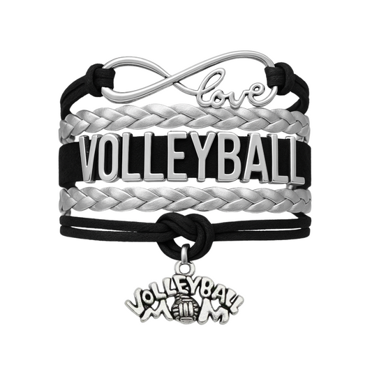 Volleyball Mom Infinity Bracelet - Pick Colors