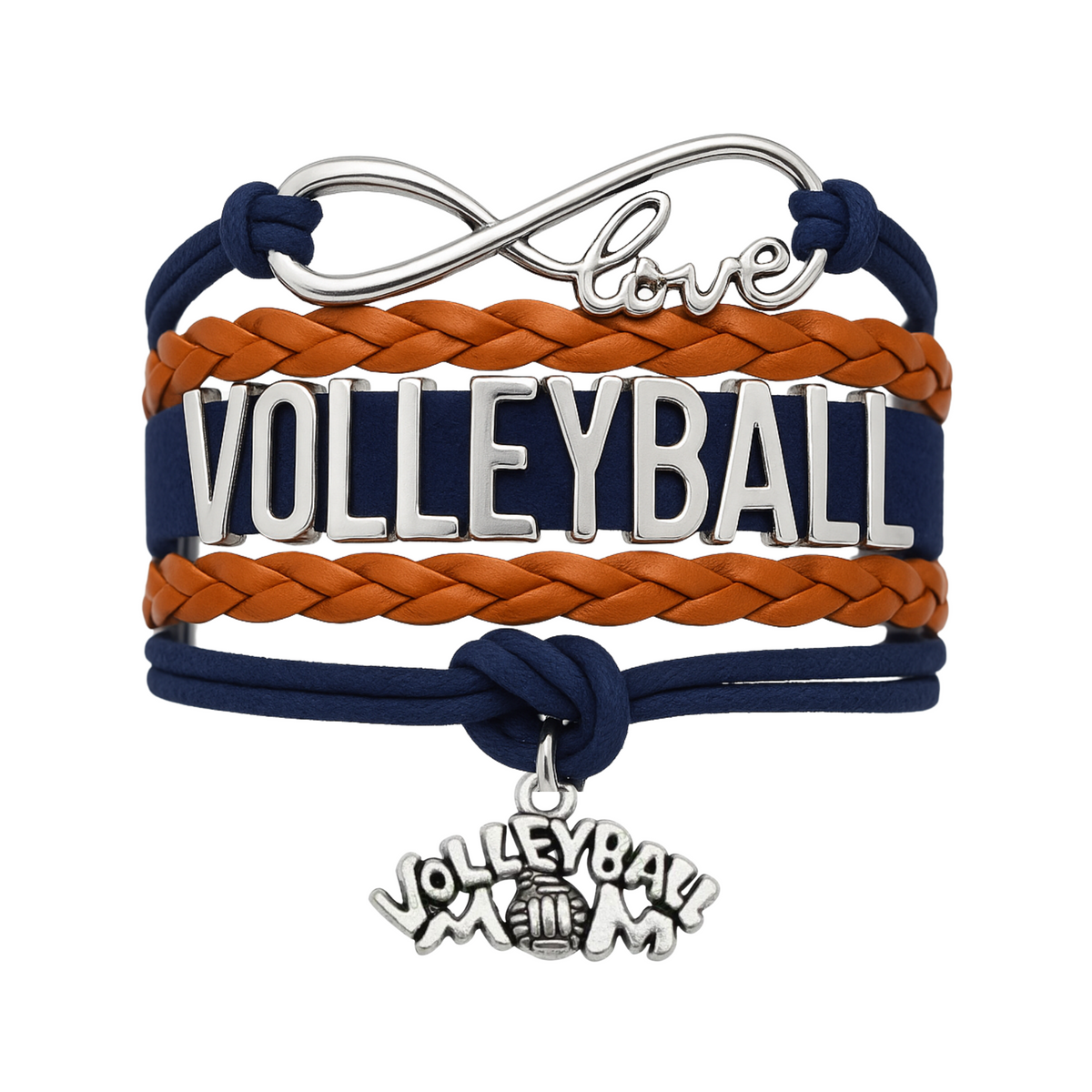 Volleyball Mom Infinity Bracelet - Pick Colors