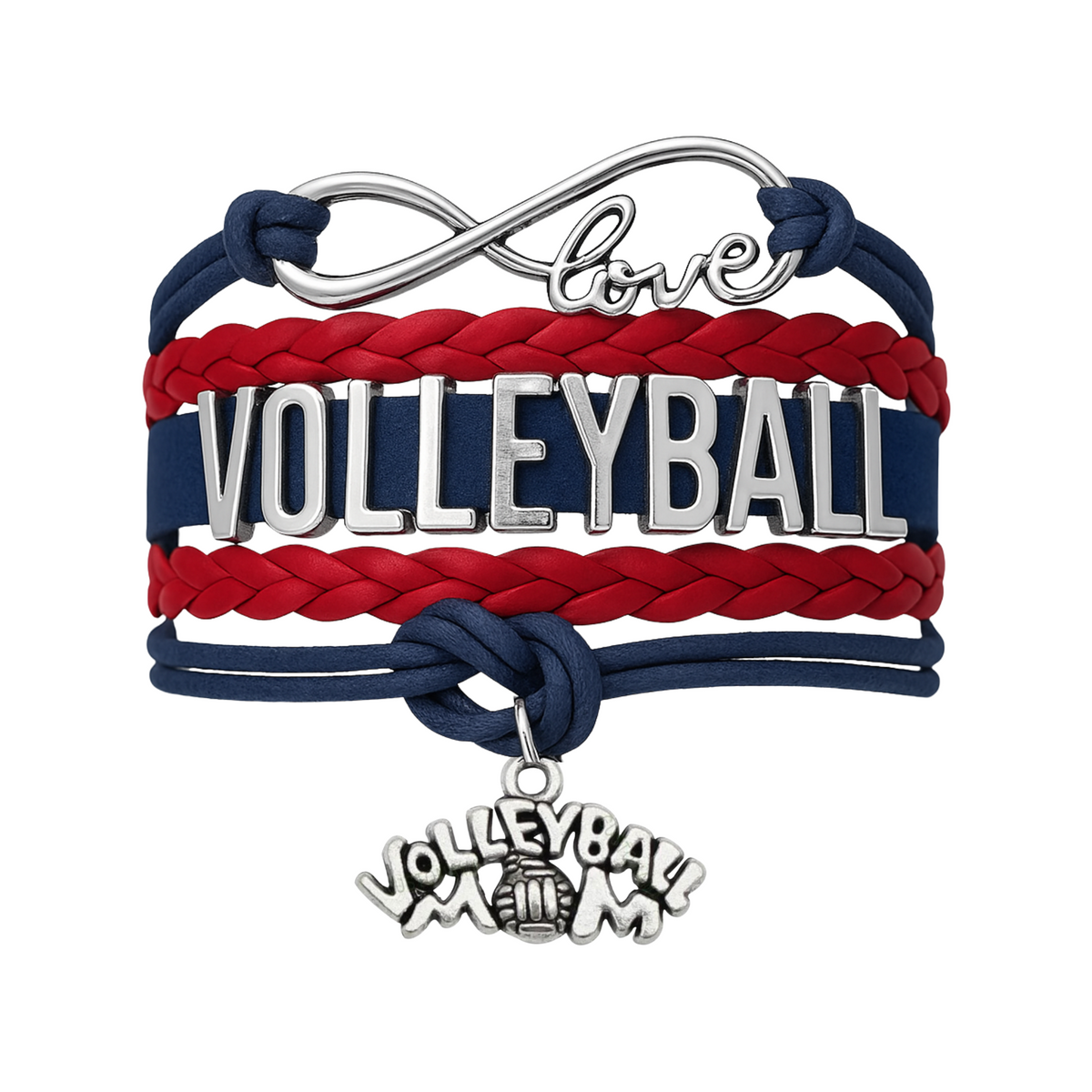 Volleyball Mom Infinity Bracelet - Pick Colors