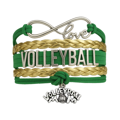 Volleyball Mom Infinity Bracelet - Pick Colors