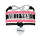 Engraved Heart / Pink/Black