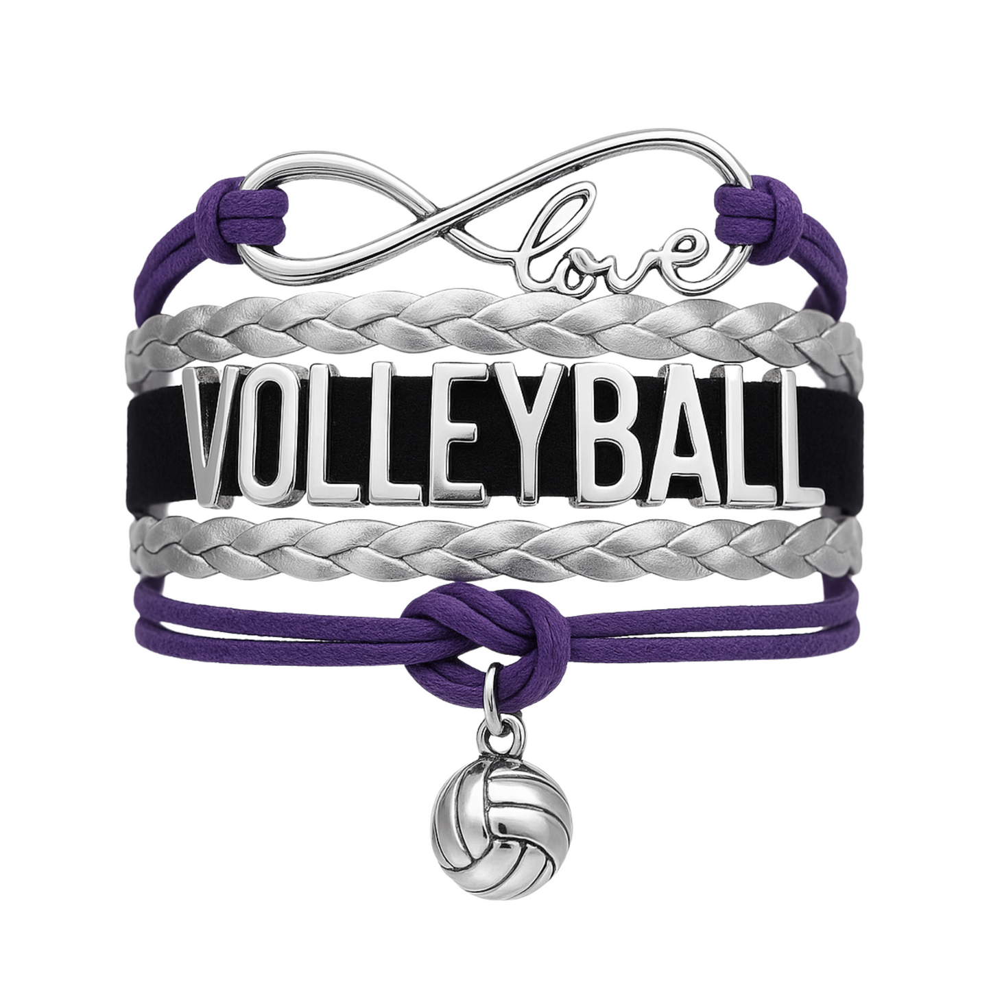 Volleyball Love Bracelet - Pick Your Team Colors