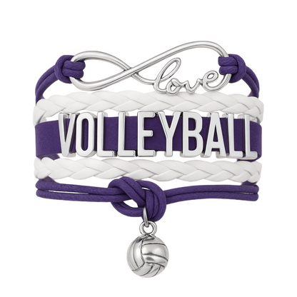 Volleyball Love Bracelet - Pick Your Team Colors
