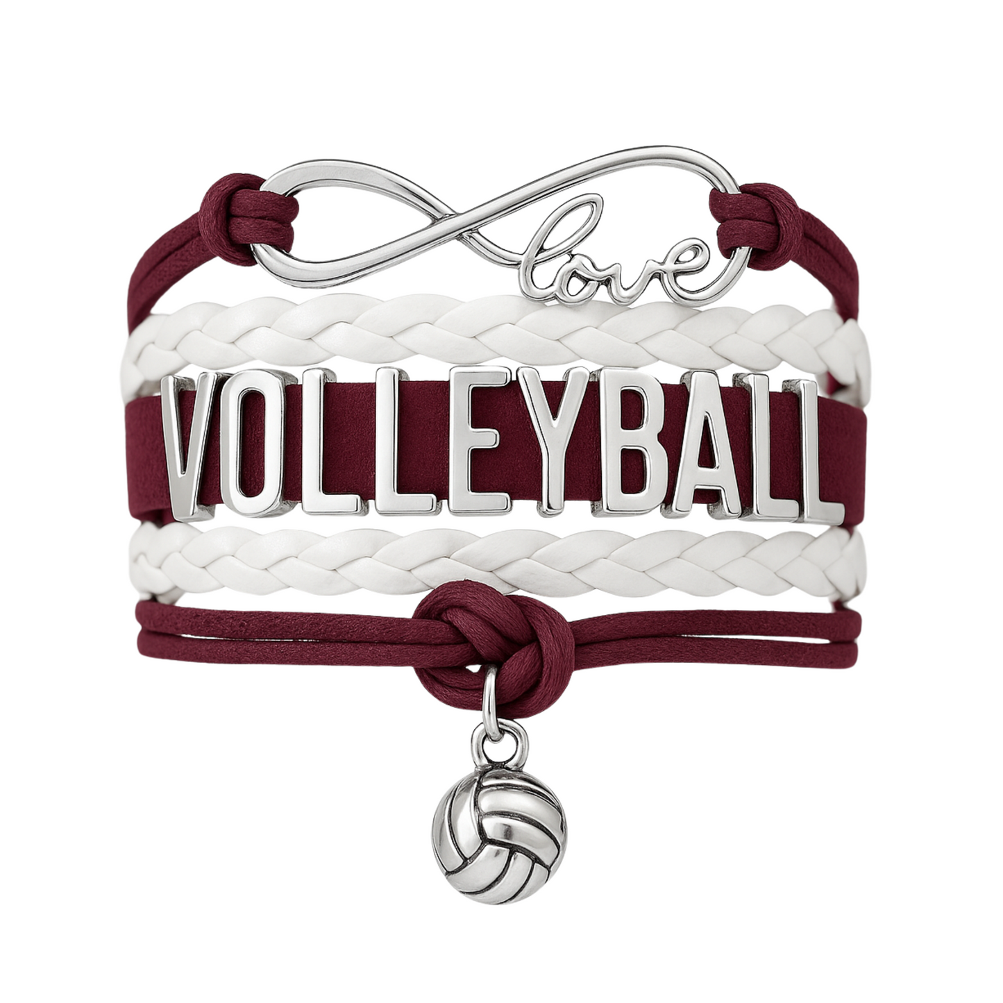 Volleyball Love Bracelet - Pick Your Team Colors