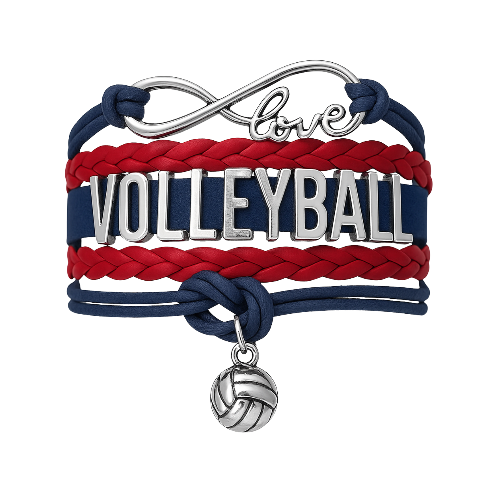 Girls Volleyball Bracelet-15 Team Colors
