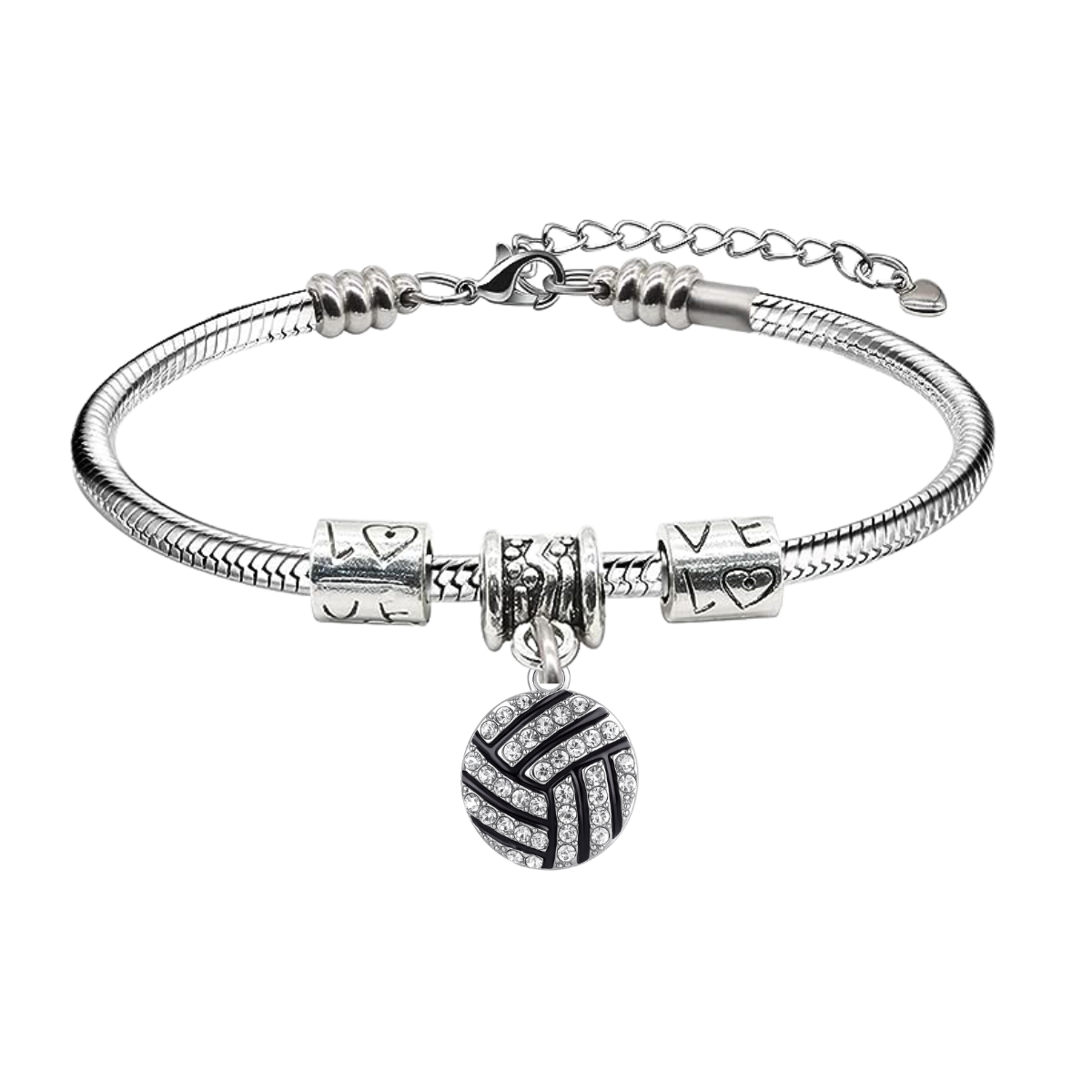 Volleyball Love Snake Rope Bracelet