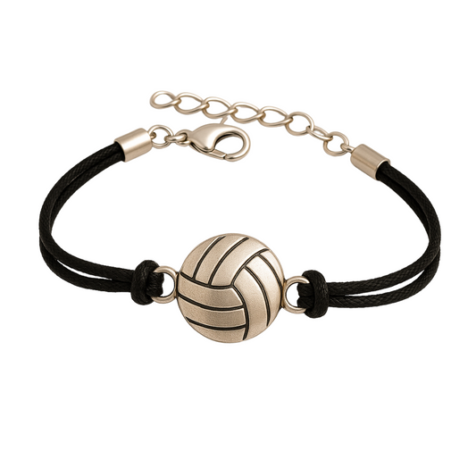 Volleyball Black Bracelet