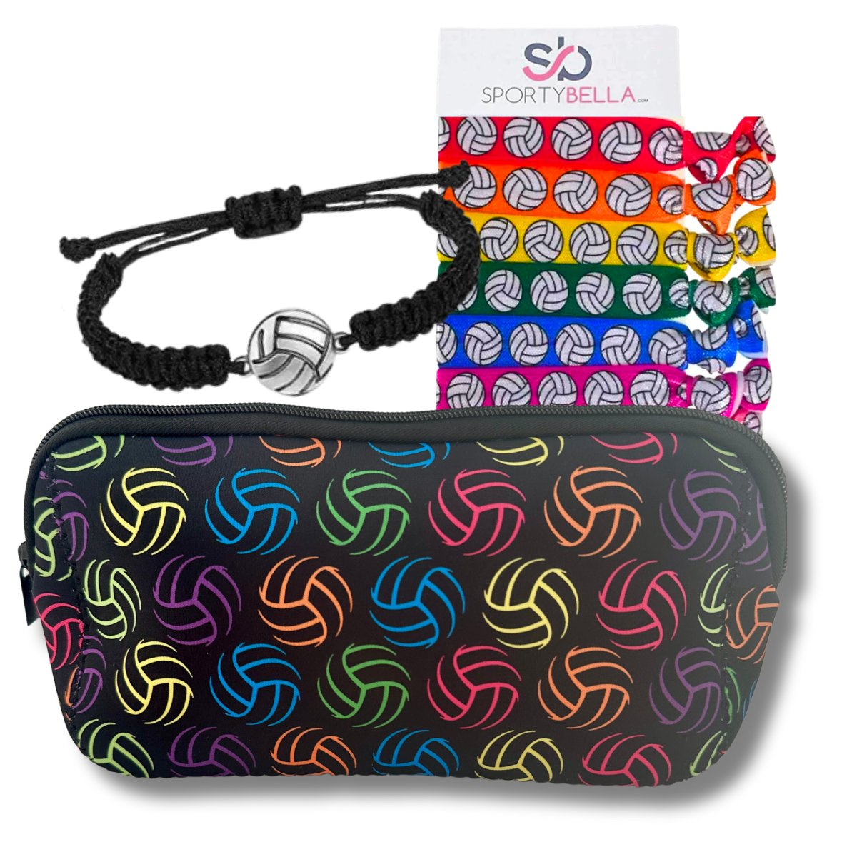 Volleyball Cosmetic Bag Gift Bundle