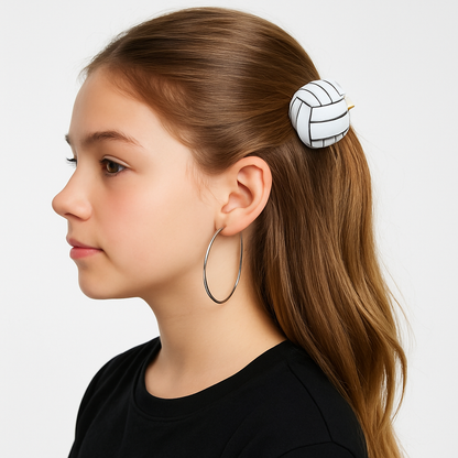 Volleyball Ball Hair Clip