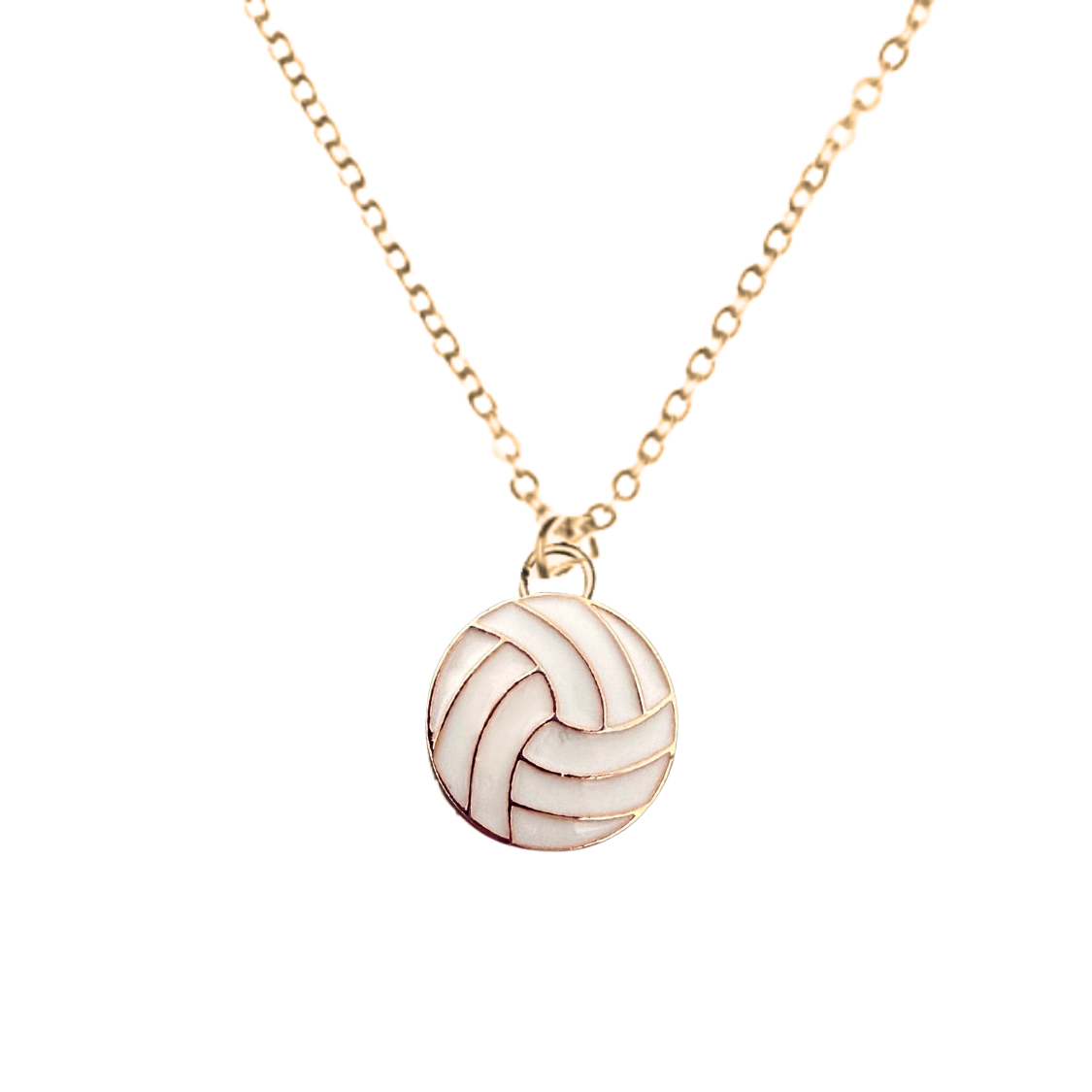 Volleyball Braver Necklace Card