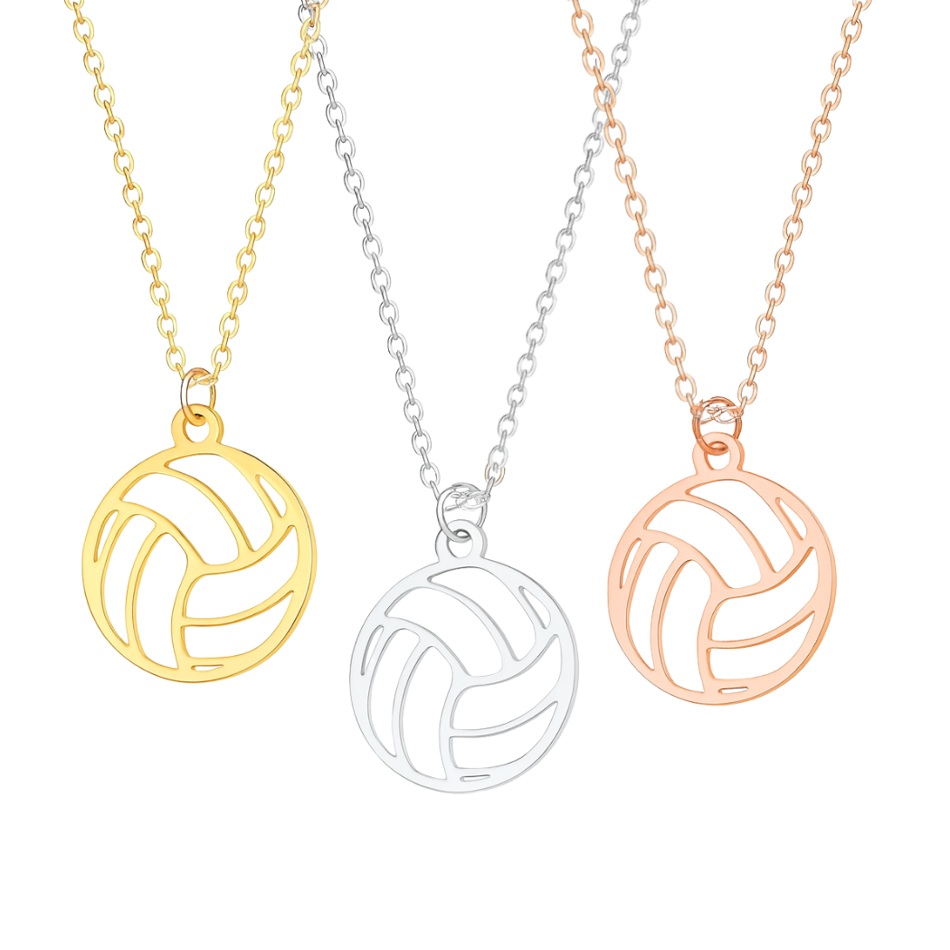 Volleyball Stainless Steel Necklace