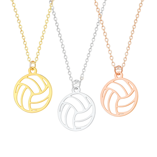 Volleyball Stainless Steel Necklace