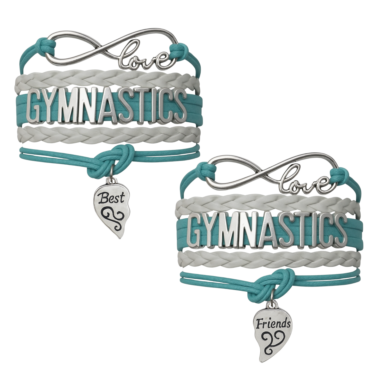 Girls Gymnastics Friendship Bracelets - Pick Colors