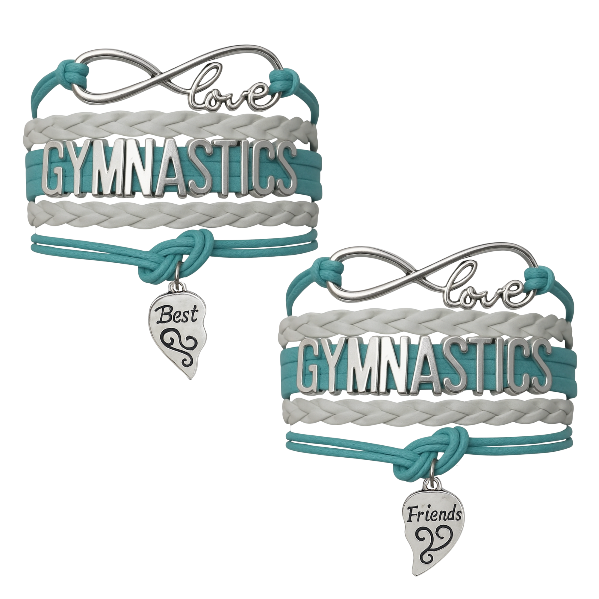 Girls Gymnastics Friendship Bracelets - Pick Colors