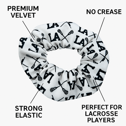 Lacrosse Premium Velvet Scrunchie