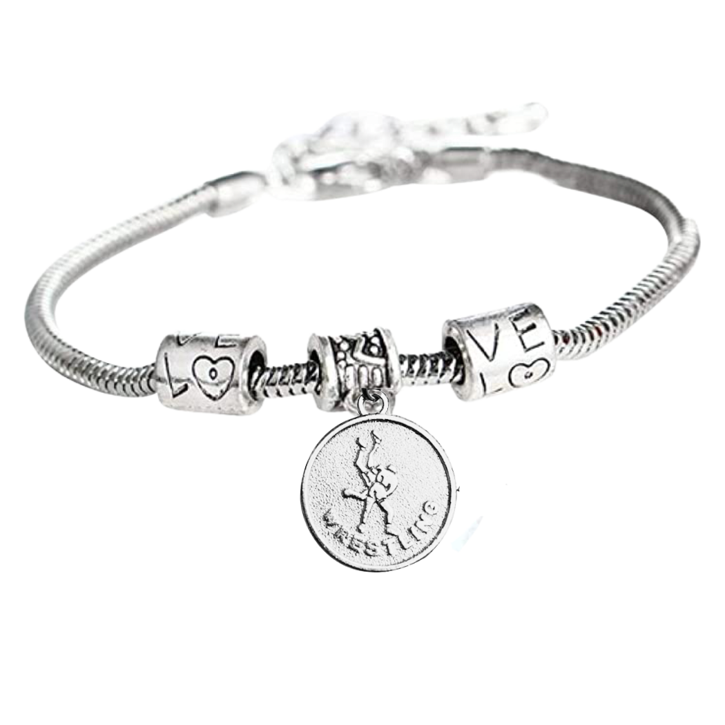 Love Wrestling Charm Bracelet